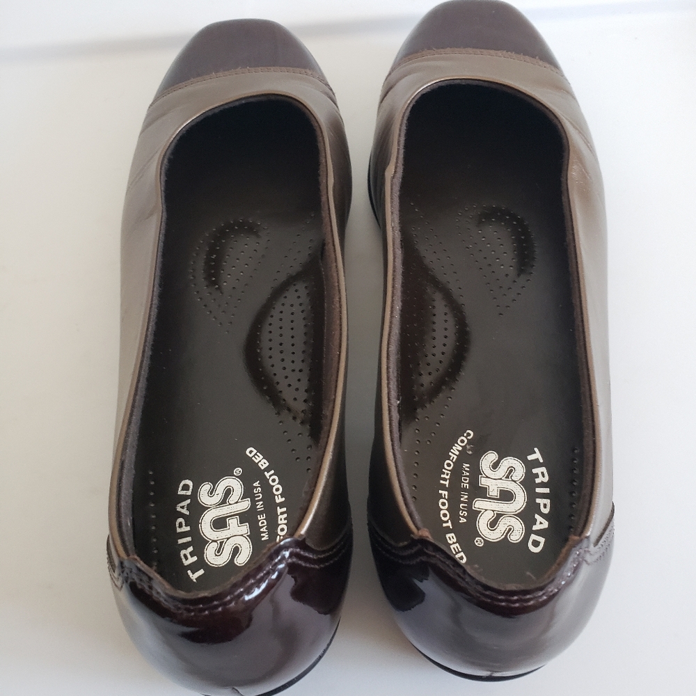 SAS Coco Slip Loafer Leather Brown Bronze# - Picture 6 of 14